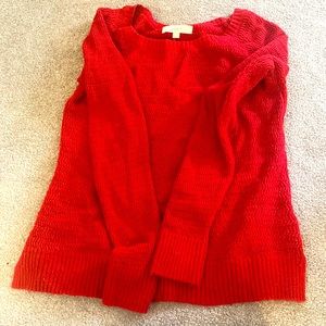 LOFT Red Sweater